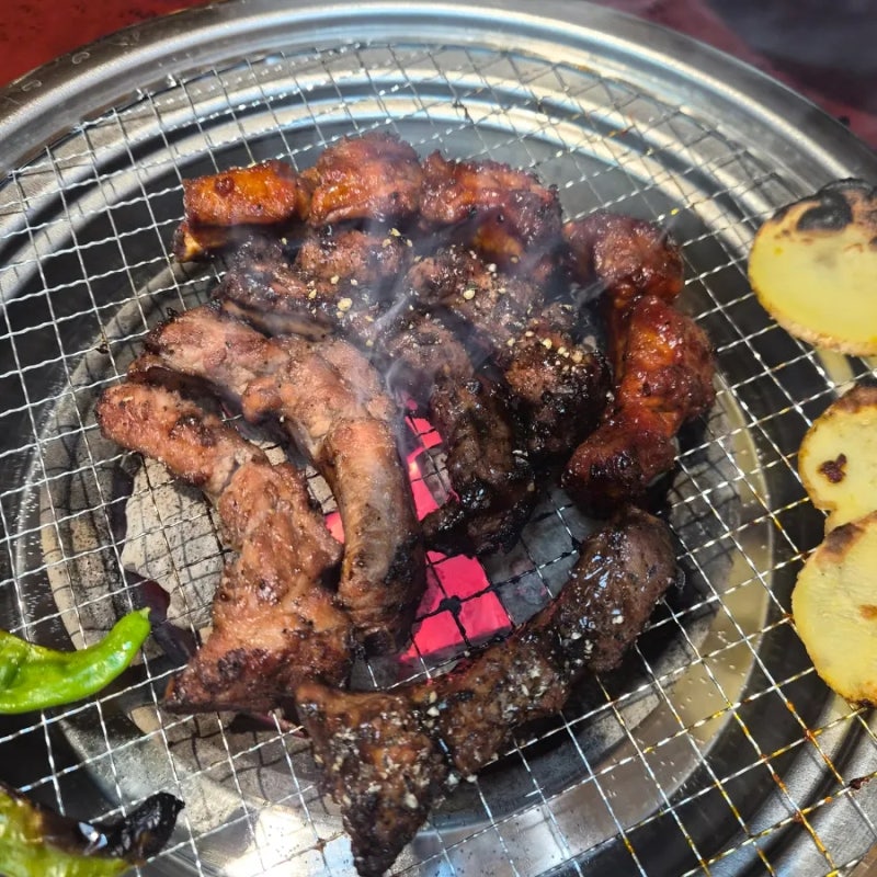 부산 사직구장 맛집 뜯갈비사직, 쪽갈비 3종에 장수쫄우동까지 맛있었던 사직동 맛집
