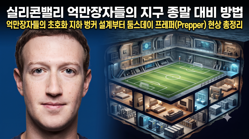 마크 저커버그는 왜 하와이 지하에 축구장만 한 벙커를 팠을까? 실리콘밸리 억만장자들의 지....
