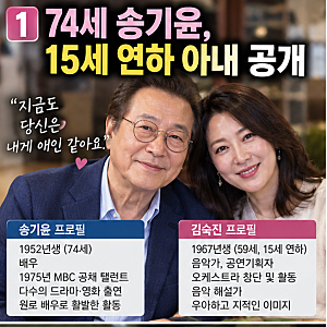 송기윤 아내 김숙진 15세 연하 부부, 덤프트럭 사고 후 더 애틋해진 가족 이야기 프로필
