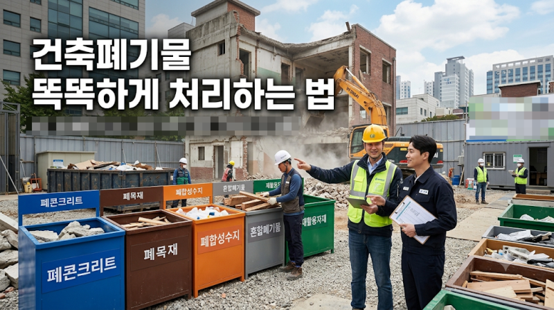 건축 폐기물, 아무렇게나 버리면 큰일 나요! 똑똑하게 처리하는 법 알려드릴게요!
