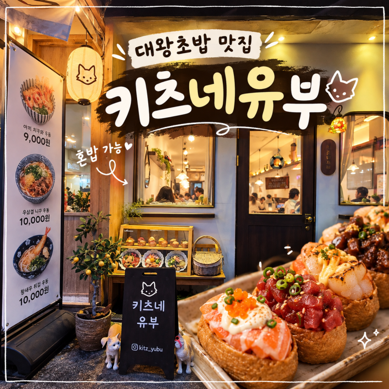 [대전] 둔산동 맛집 '키츠네유부'