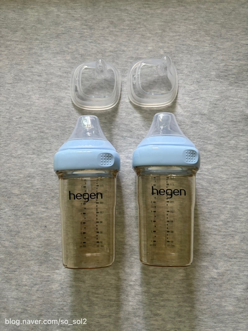 헤겐 PPSU 젖병 240ml 실사용 후기, 닥터브라운 유리젖병에서 바꾼 이유