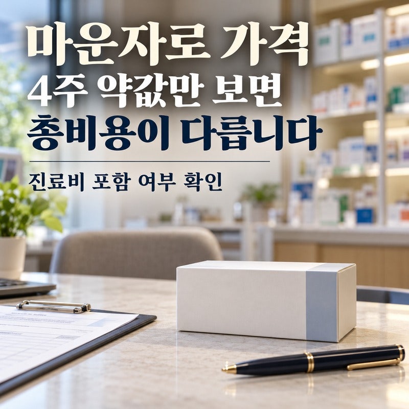 마운자로 가격 얼마일까｜4주 약값과 진료비 따로 확인해야 하는 이유