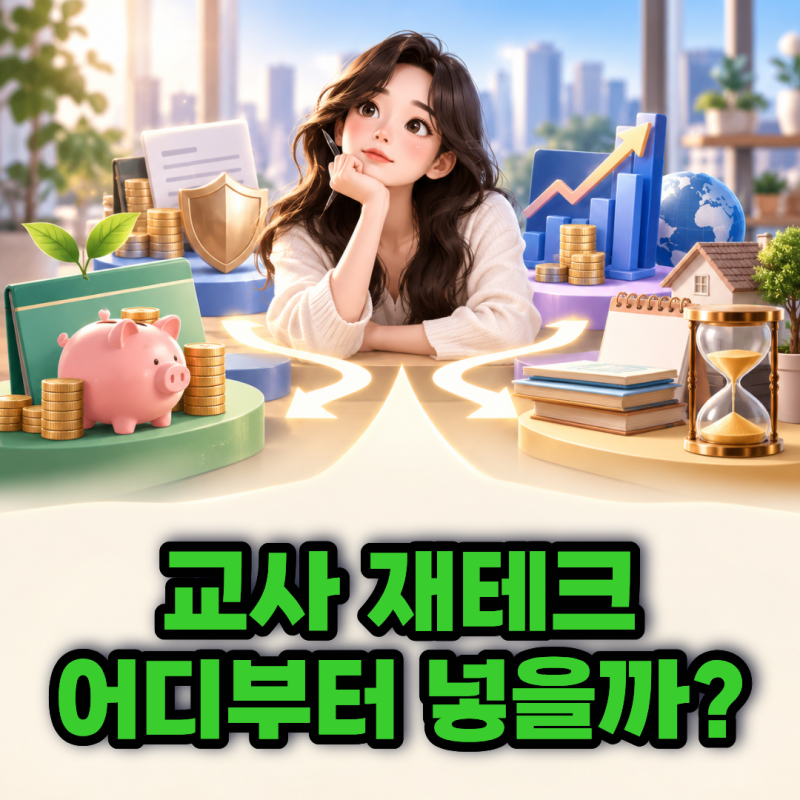 교사 재테크 순서 총정리｜청년미래적금·ISA·연금저축·IRP·교직원공제회 어디부터 넣을까?