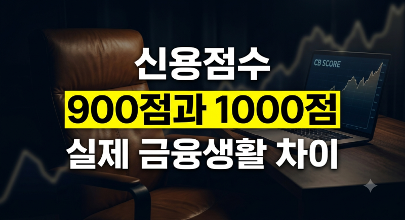 내 신용점수. 관리한다고 했지만 점수는?