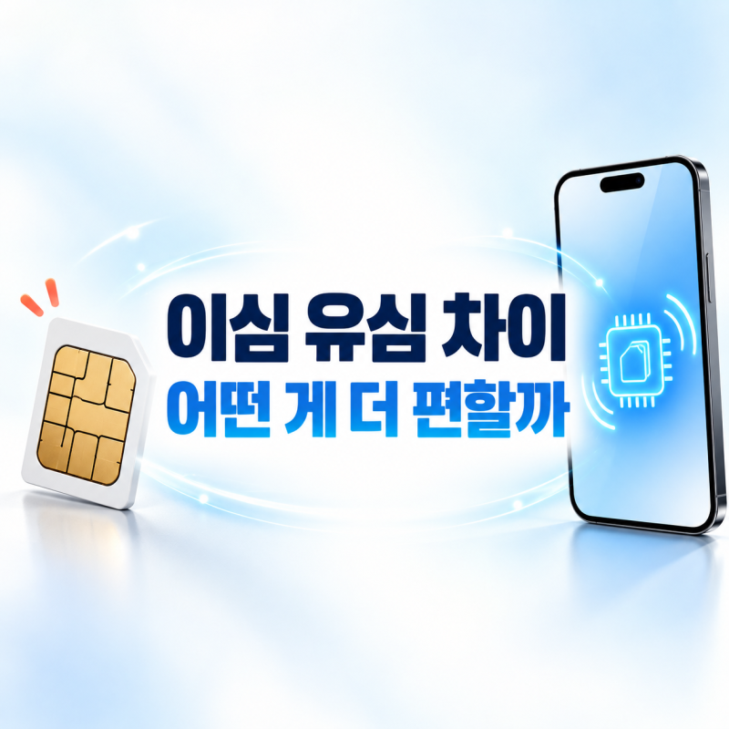 이심 유심 차이, 기기변경·듀얼심·해외사용으로 고르는 기준