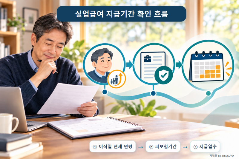 실업급여 지급기간, 나이·가입기간별 몇 개월 받을까
