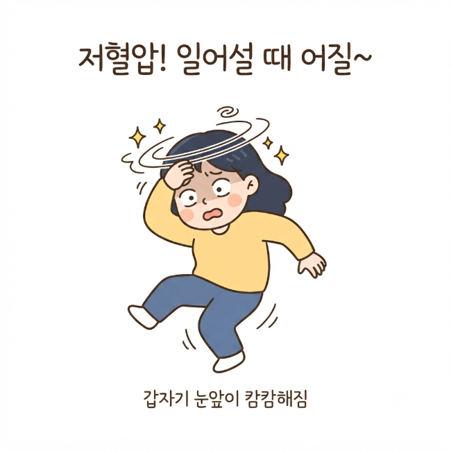 저혈압 초기증상 총정리｜어지럼증·현기증·식은땀·실신이 보내는 혈압 저하 신호