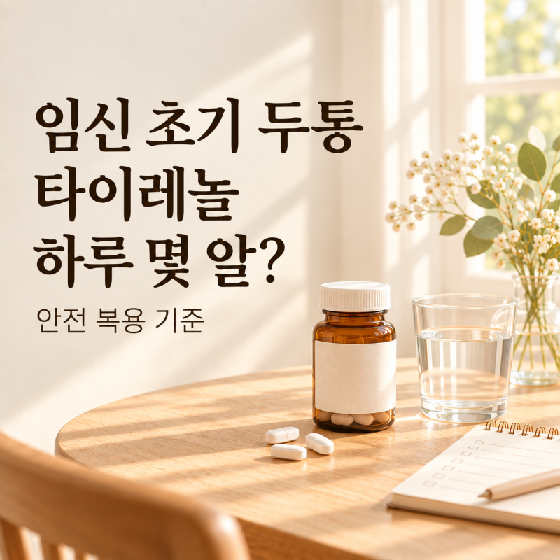 임산부 두통 심할 때 타이레놀 먹어도 되나?｜타이레놀 하루 몇 알까지 안전할까?