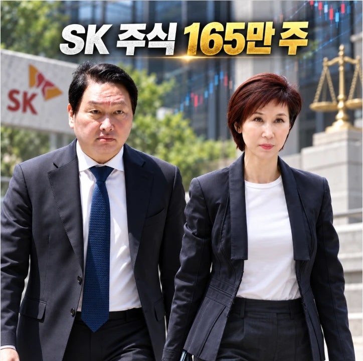 최태원 노소영 재산분할 위해 SK 주식 165만 주 처분?! 1주에 얼마씩 파는 걸까?