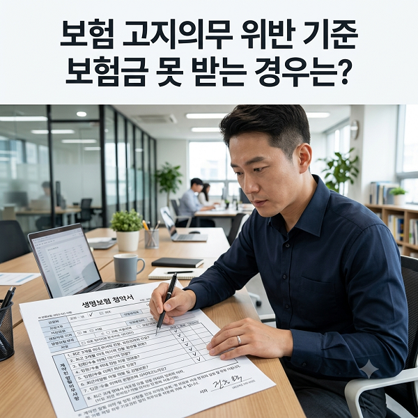 보험 고지의무 위반 기준, 실제로 보험금 못 받는 경우는? 판례 사례로 확인