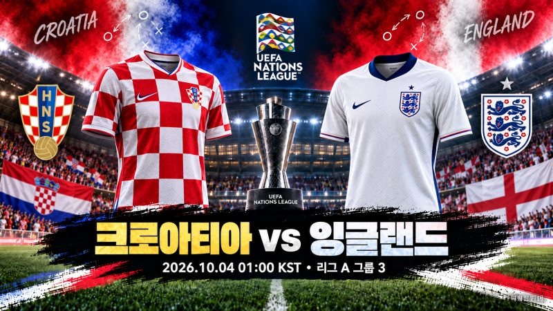 [UEFA 네이션스리그] [2026.10.04] 크로아티아 vs 잉글랜드 프리뷰｜모드리치의 조율과 케인의 결....