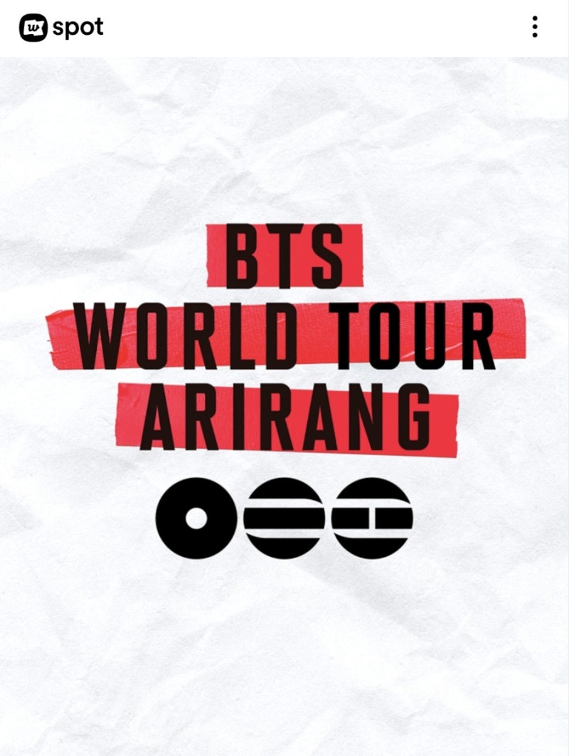 방탄소년단 BTS_ 월드투어 아리랑 보고타 콘서트 알림 _️_ 26.10.2.