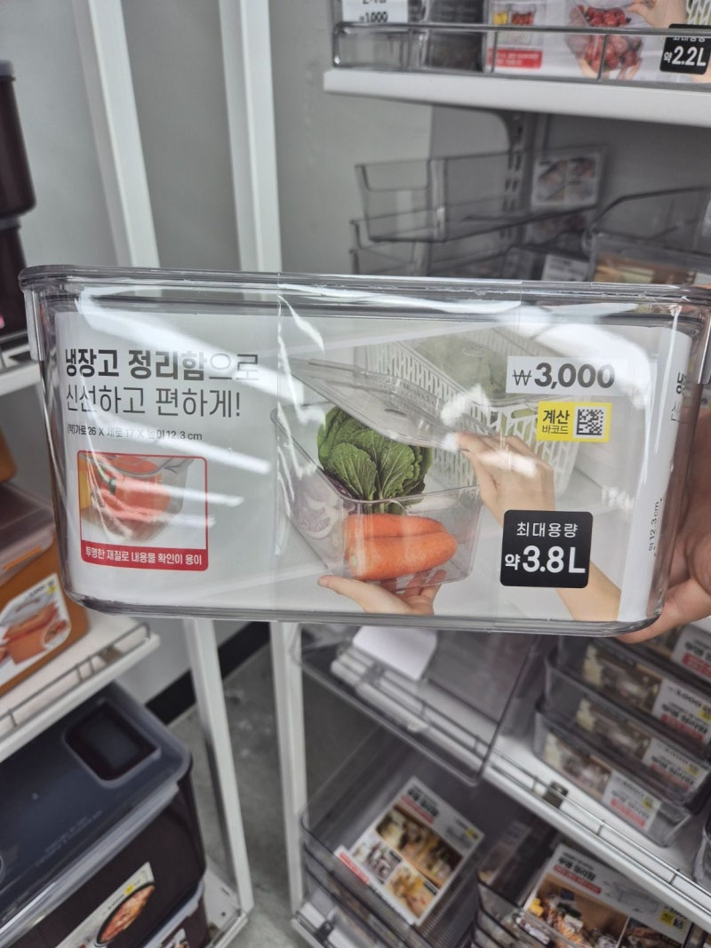 다이소 냉장고 정리함 추천, 좁은 냉장고 깔끔하게 정리하는 법