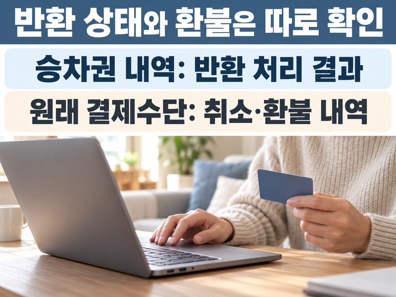코레일 전달한 승차권 취소｜보낸 사람과 받은 사람 중 누가 해야 할까?