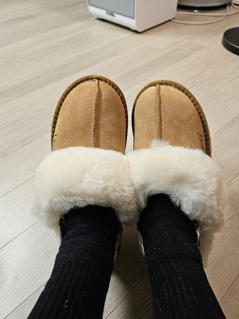 호주 양털 UGG 어그슬리퍼 굽4CM 키작녀 신발