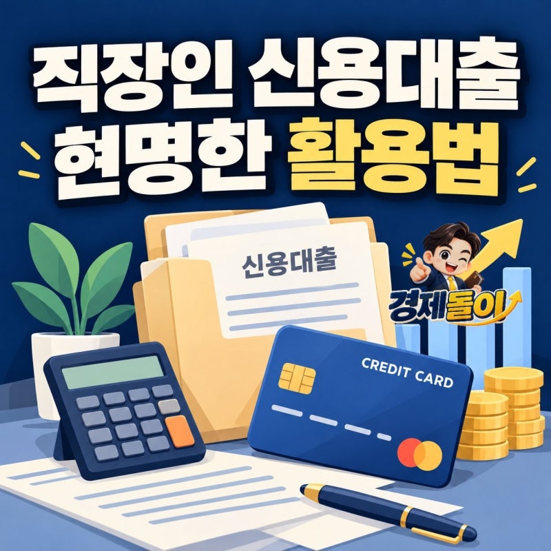 직장인 신용대출 활용법 현명한 한도 금리 관리 기준