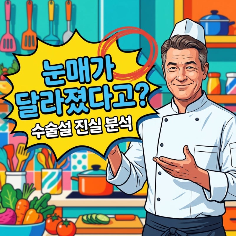 손종원 눈매 변화 수술 의혹과 진실, 2026년 최신 정보 총정리