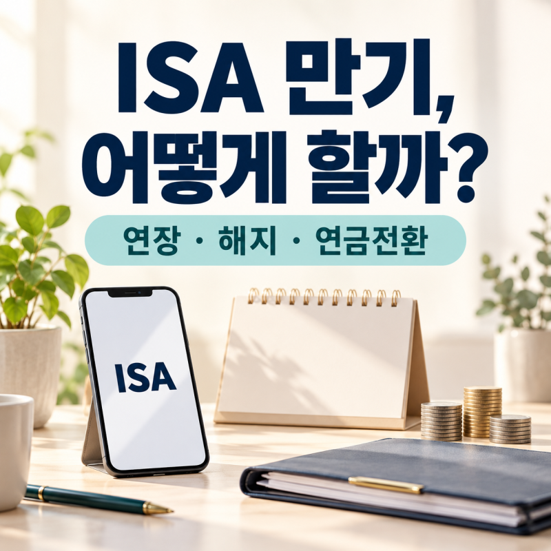 ISA 만기 후 어떻게 해야 할까?｜연장·해지·연금저축·IRP 이전과 세액공제