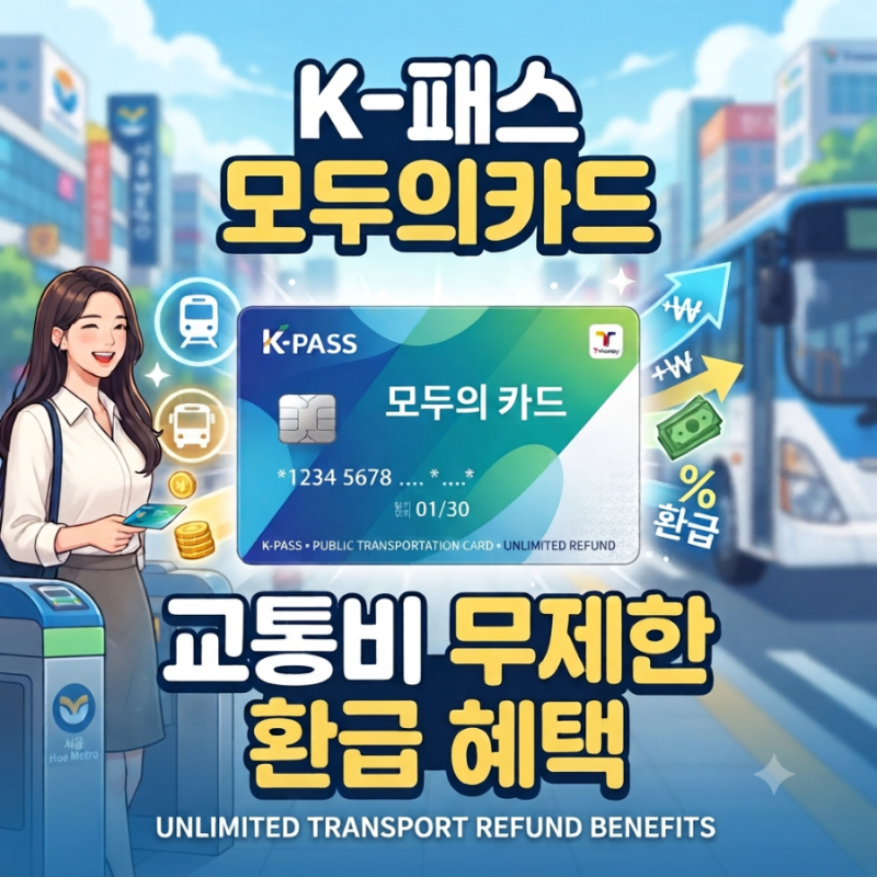 2026 모두의카드 K패스 신청 방법, 차이, 환급금 총정리