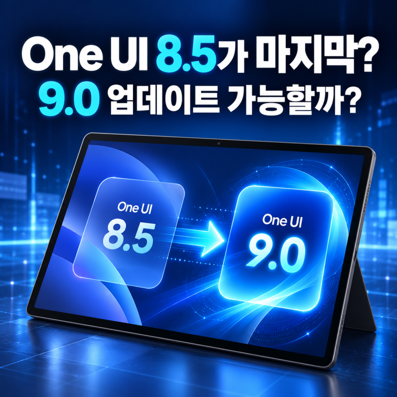 갤럭시 탭 S9 울트라 One UI 8.5가 마지막일까?내 갤럭시 업데이트 어디까지 되는지 확인하는 법