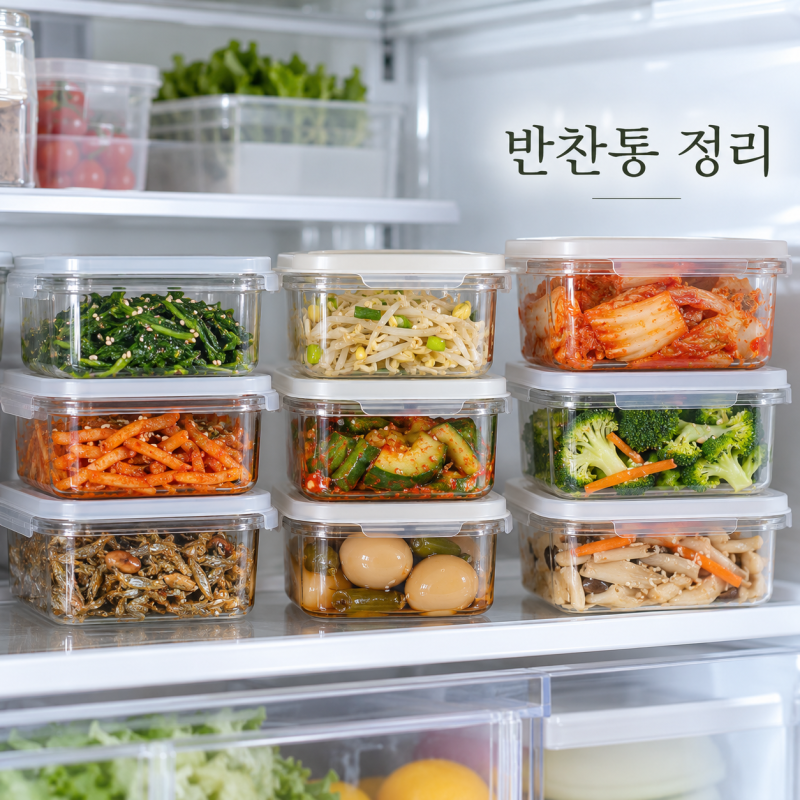‘냉장고 반찬통이 뒤섞였다면’ 반찬통 정리법 먹을 순서대로 배치하는 방법
