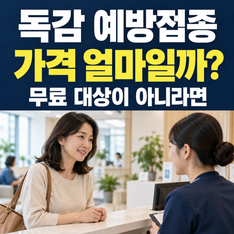 독감 예방접종 가격 얼마일까? 무료 대상이 아닌 경우 비용 알아보기
