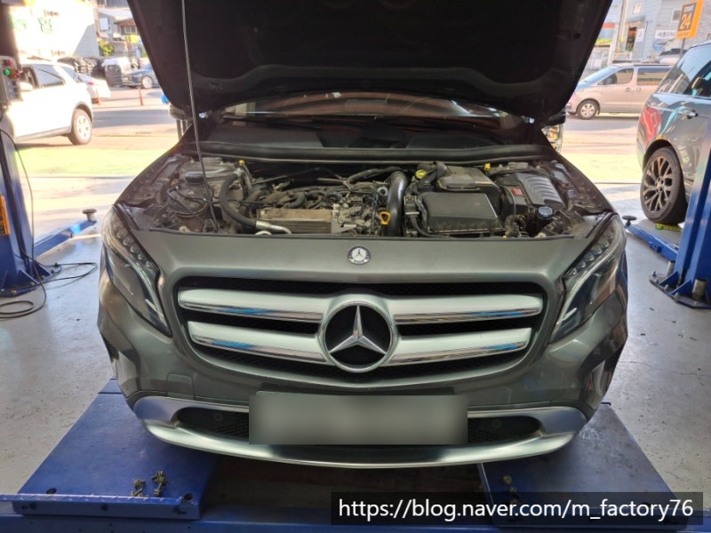 벤츠 GLA 200d - 냉각수 누수