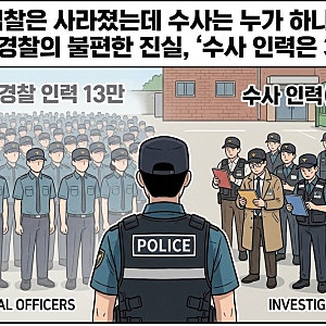 검찰은 사라졌는데 수사는 누가 하나? 13만 경찰의 불편한 진실, '수사 인력은 3만뿐'