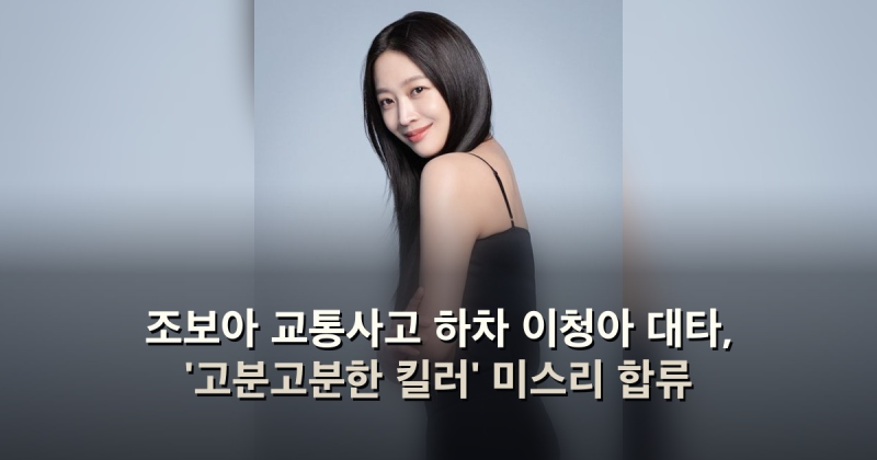 조보아 교통사고 하차 이청아 대타, '고분고분한 킬러' 미스리 합류
