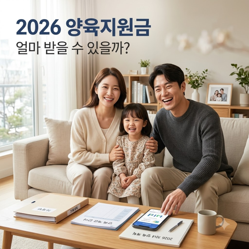 양육지원금 얼마 받을 수 있을까? 2026 아동수당·부모급여·가정양육수당 총정리