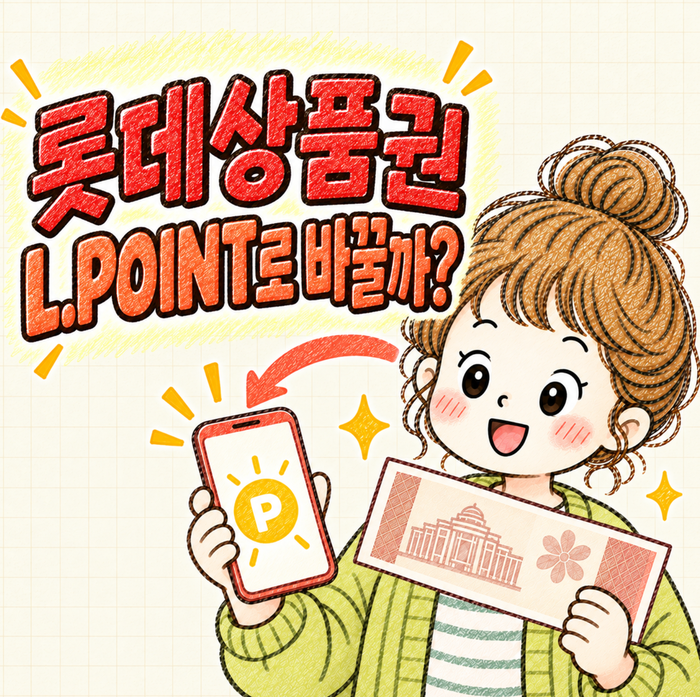 롯데상품권, 앱에서 신청하면 끝? L.POINT 전환 전 확인할 것