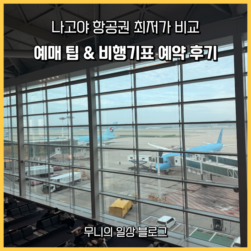 나고야 항공권 최저가 비교 예매 팁 & 비행기표 예약 후기