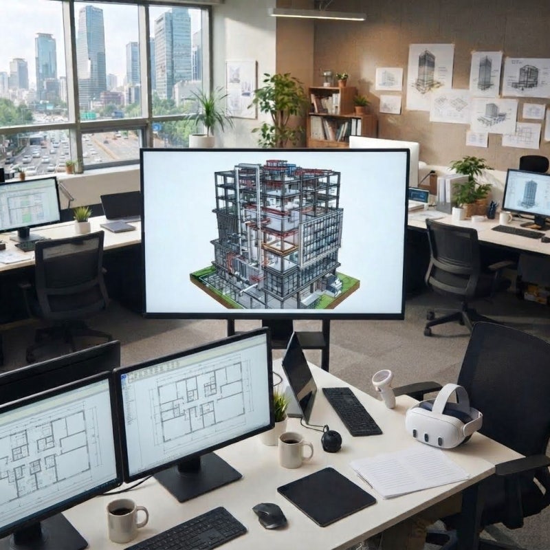 (BIM) AI부터 캐드·레빗·스케치업까지! BIM 디지털 건축설계 실무 완전 정복
