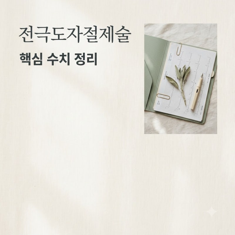 40대 심장 검진 후 직접 따져본 전극도자절제술 3가지 확인 수치