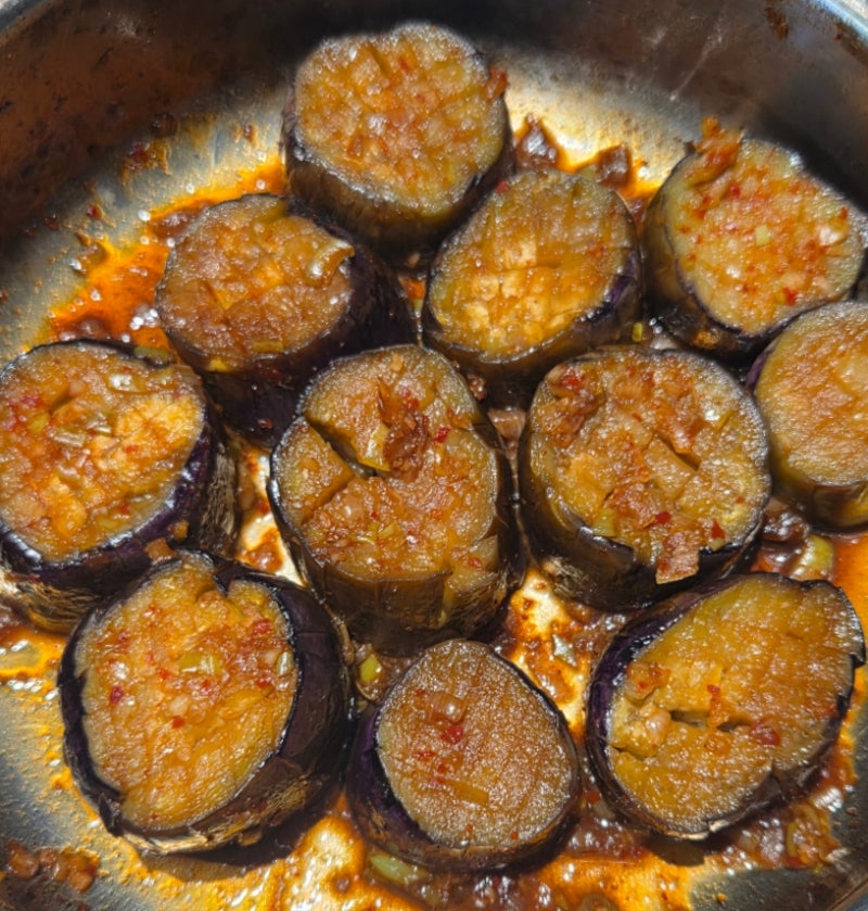 위암 수술 후 반찬 속 편한 환자밑반찬 가지버터양념구이
