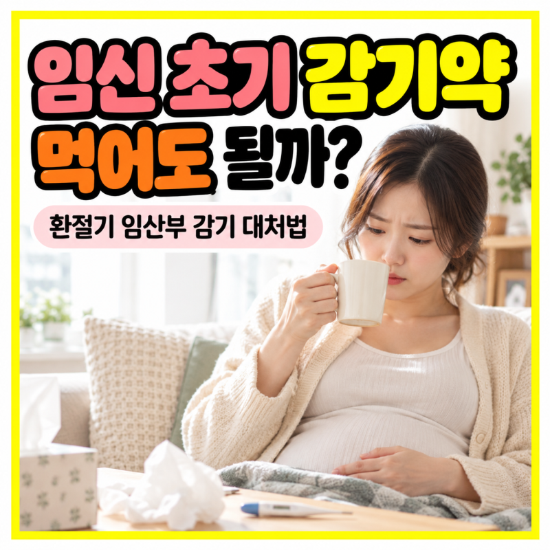임신 초기 감기약 먹어도 될까? 임산부 감기 증상별 대처법