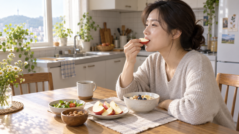 아침사과 효능, 정말 금사과일까요? 통사과·주스 차이와 공복 주의점