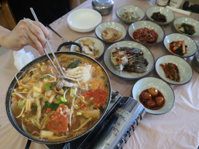 태안 안면도 게국지 맛집 수미정 본가 1박2일 한식대첩