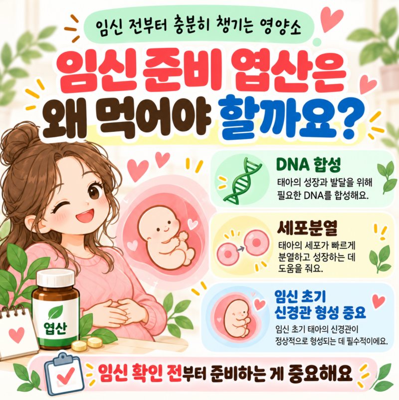 임신 준비 엽산 고르는법 총정리, 활성엽산부터 권장량 부작용까지