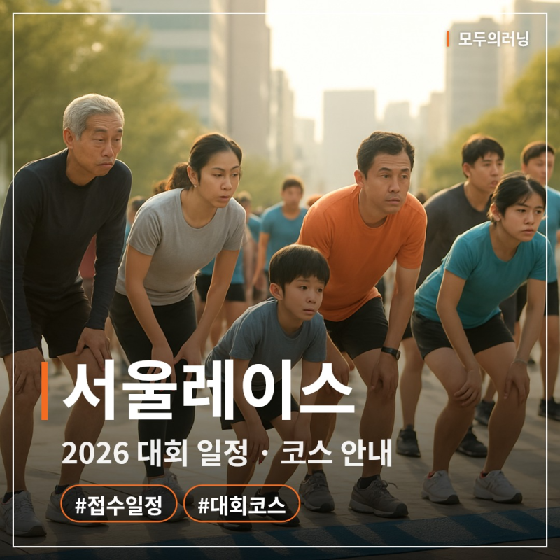 서울레이스 2026: 10월 11일 청계광장 출발, 하프·11km 제한시간·급수·레이스패키지