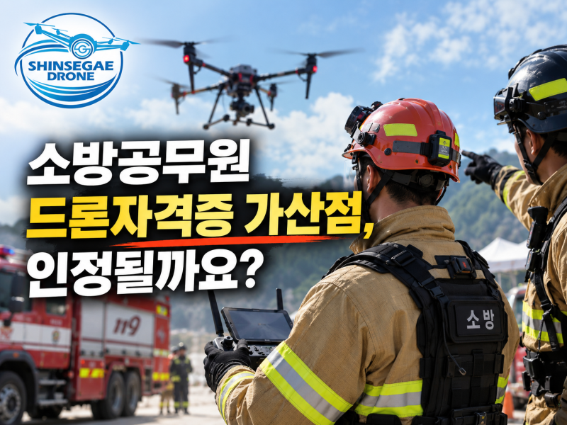 소방공무원 드론자격증 가산점 몇점 인정될까? 채용·현직 기준 총정리