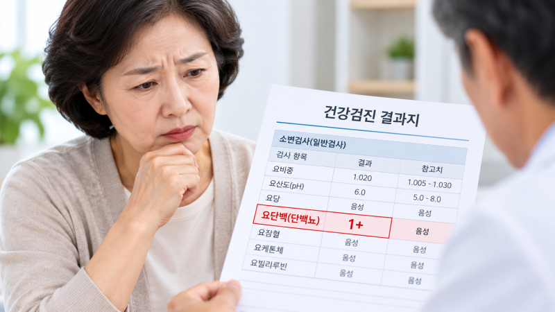 건강검진에서 단백뇨가 나왔습니다. 콩팥이 나쁜 걸까? 재검·수치·병원 ....