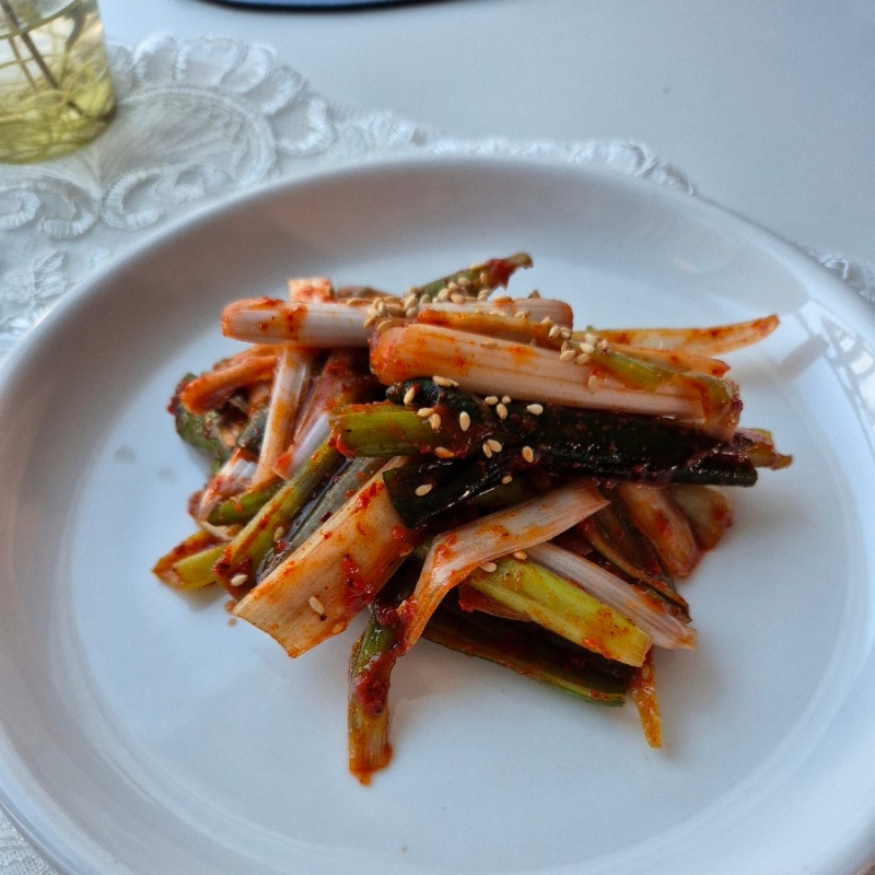 편스토랑 김용빈 대파김치 간단하게 만들어 맛있게 먹는 대파김치