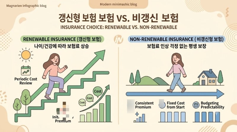 2030·4050·60대 보험, 갱신형·비갱신형 뭐가 맞을까