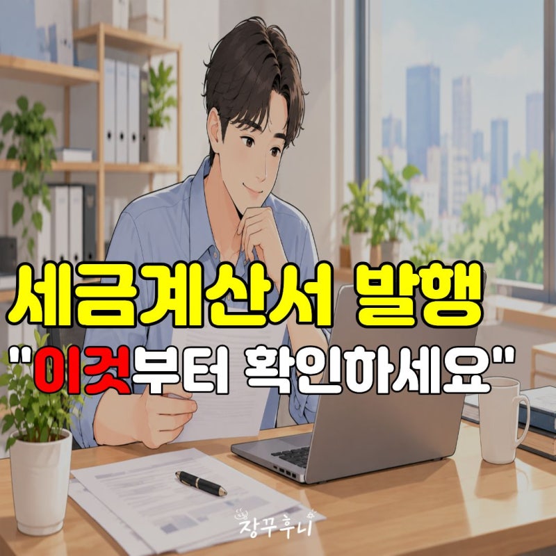"세금계산 '이것'부터 확인하세요" 2026 세금계산서 발행방법