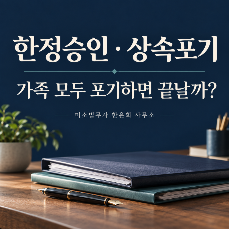 한정승인·상속포기, 모두 포기하면 끝?｜신청기한과 필요서류