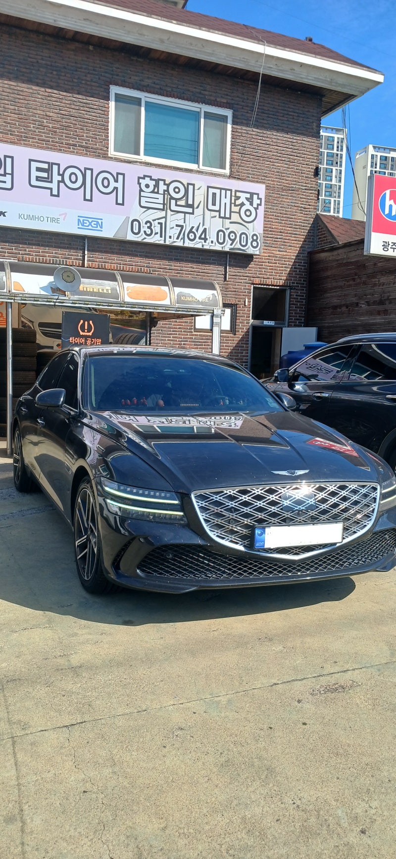 《경기광주타이어》 제네시스 G80 19인치 타이어교환 금호타이어 TA91 엣지 245/45ZR19, 275/40ZR19 ....