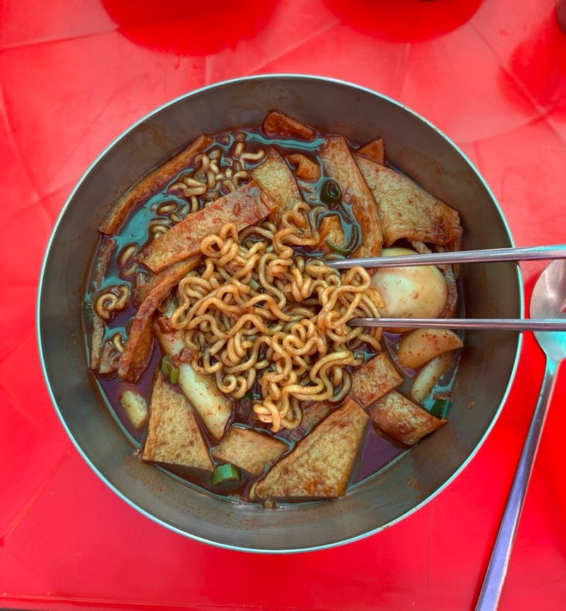 [동대문 맛집] 남이분식 - 먹거리 장터 골목 야장에서 즐기는 짜볶이(짜빠게티+떡볶이)