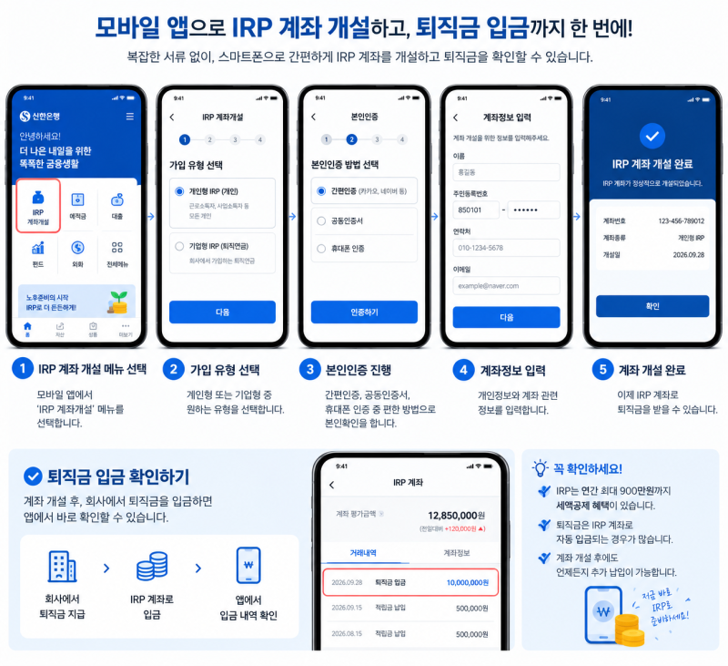 [2026 최신] DC형 퇴직연금 IRP 이전 후 일시금 인출·현금 수령 방법｜운용수익 세금과 수수료 ....